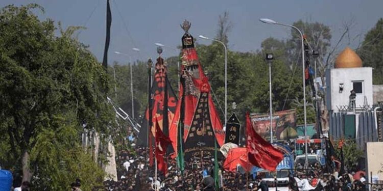 ملک بھر میں چُپ تعزیے کے جلوس، سکیورٹی کے سخت انتظامات