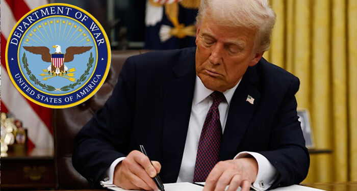امریکی صدر ٹرمپ نے محکمہ دفاع کا نام بدل کر ‘محکمہ جنگ’ رکھ دیا