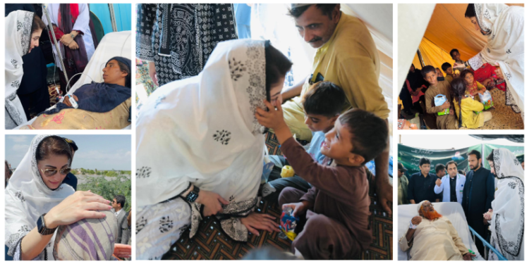 مریم نواز: سیلاب متاثرین کی مسیحا، عوام کے دلوں کی حقیقی آواز