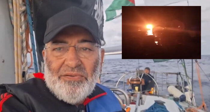غزہ جانے والے گلوبل صمود فلوٹیلا پر ڈرون حملہ، سابق سینیٹر مشتاق احمد نے ویڈیو جاری کردی