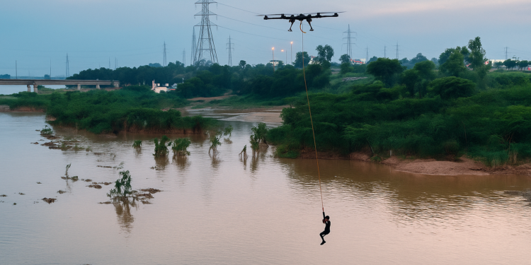 پنجاب میں ایئر لفٹ ڈرون سروس، ریسکیو آپریشنز میں نیا سنگ میل عبور