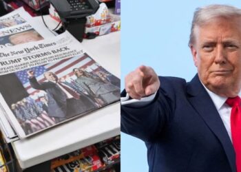 ٹرمپ کا نیویارک ٹائمز پر15 ارب ڈالر کا ہتک عزت کا مقدمہ دائر کرنے کا اعلان