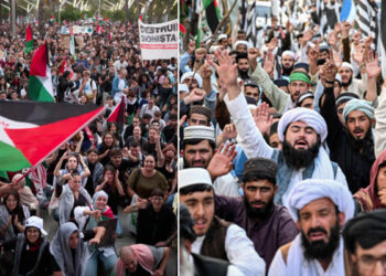 پاکستان سمیت مختلف ملکوں میں غزہ فلوٹیلا کی حمایت اور اسرائیل کیخلاف احتجاجی مظاہرے