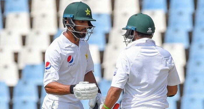 پہلا ٹیسٹ/پاکستان کی جنوبی افریقا کیخلاف پہلی اننگز میں بیٹنگ جاری