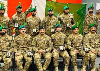 پاک فوج نے برطانوی کیمبرین پیٹرول2025 میں گولڈ میڈل جیت لیا