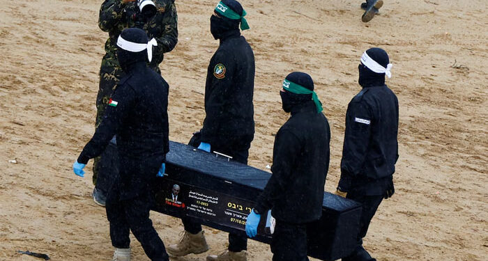 اسرائیل کی جنگ بندی کی خلاف ورزی، حماس نے مغویوں کی لاشوں کی حوالگی مؤخر کردی