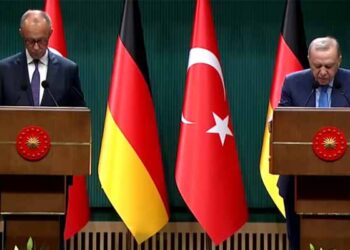 ترک صدر کی اسرائیل کا ساتھ دینے پر جرمن چانسلر کیساتھ پریس کانفرنس میں ان پر تنقید