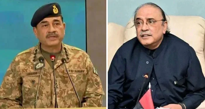 صدر آصف علی زرداری سے فیلڈ مارشل عاصم منیر کی اہم ملاقات، ملکی و خارجی سلامتی پر تبادلہ خیال