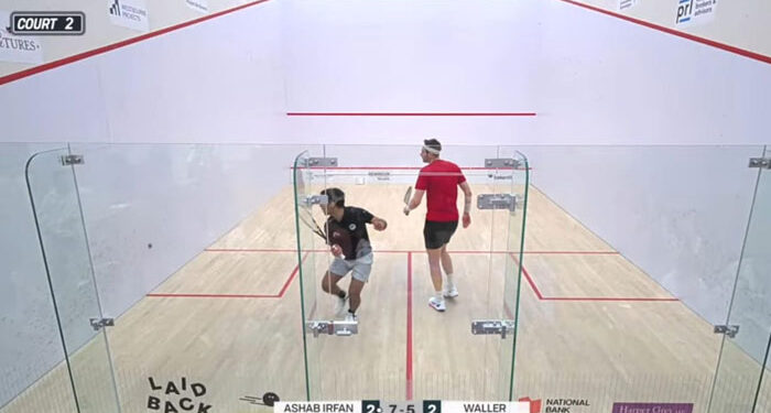 پاکستان کے اشعب عرفان وینکوور مینز اوپن اسکواش کے فائنل میں پہنچ گئے