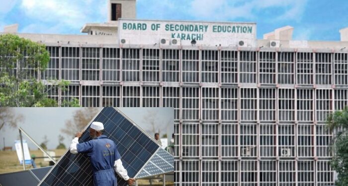 کراچی اور لاڑکانہ میٹرک بورڈ کو سولر انرجی پر منتقل کرنے کا فیصلہ