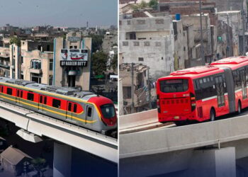 لاہور میں اورنج لائن ٹرین اور میٹرو بس سروس معطل کردی گئی