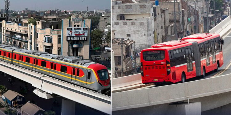 لاہور میں اورنج لائن ٹرین اور میٹرو بس سروس معطل کردی گئی