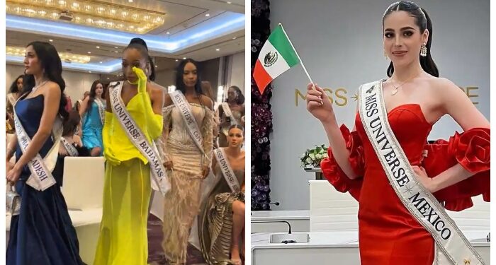 مس یونیورس تقریب میں ‘مس میکسیکو ‘کے ساتھ تضحیک آمیز رویہ، حسینائیں تقریب چھوڑ گئیں