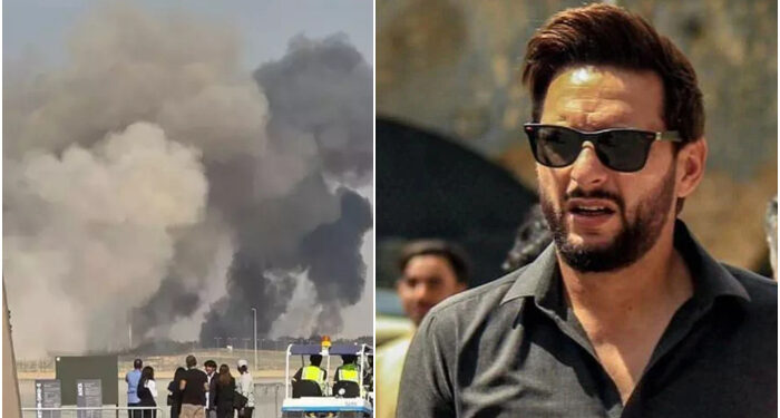 ’دشمن کے مرنے پر خوشی نہ منانا کسی دن سجناں بھی مر جائیں گے‘، آفریدی کا بھارتی طیارہ گرنے پر ردعمل