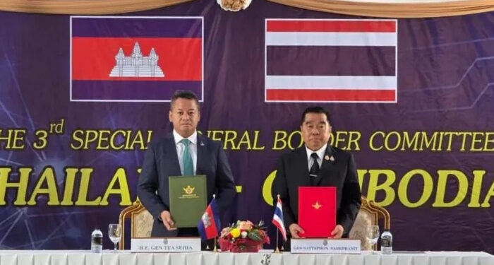 20 روز سے جاری جھڑپوں کے بعد تھائی لینڈ اور کمبوڈیا کے درمیان جنگ بندی پر عمل درآمد شروع