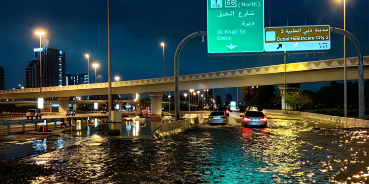 دبئی: گرج چمک کیساتھ موسلادھاربارش کے بعد ورک فرام ہوم نافذ، فلائٹ آپریشن متاثر