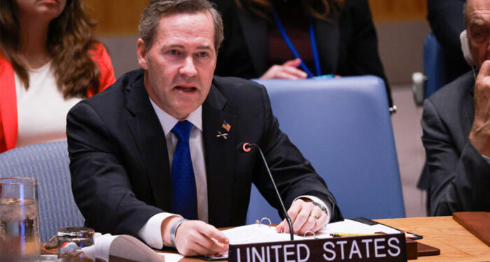 وینزویلا اور اسکے عوام سے ہماری کوئی جنگ نہیں ہے، امریکی مندوب