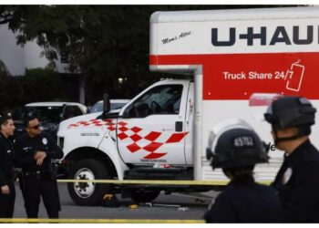 لاس اینجلس: ایرانی حکومت کے خلاف مظاہرے کے دوران ٹرک کی ٹکر سے متعدد مظاہرین زخمی