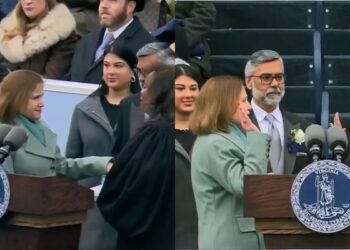 امریکا میں تاریخ رقم، پہلی مسلم نائب گورنر خاتون غزالہ ہاشمی نے قرآن پاک پر عہدے کا حلف اٹھالیا