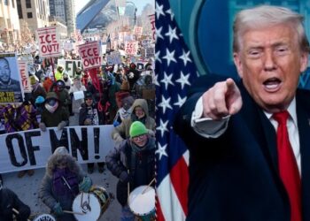 ٹرمپ کا منی سوٹا کے میئر اور گورنر پر لوگوں کو بغاوت پر بھڑکانے کا الزام