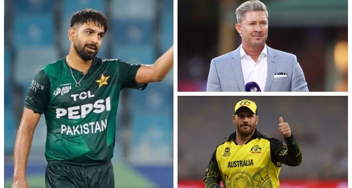 ٹی ٹوئنٹی ورلڈکپ: حارث رؤف کے ٹیم میں نہ ہونے پر سابق آسٹریلوی کپتان مائیکل کلارک اور ایرون فنچ حیران