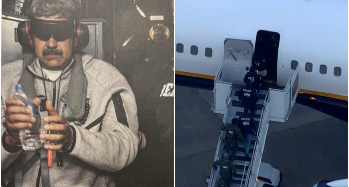 امریکی طیارہ وینزویلا کے گرفتار صدر کو لےکر نیویارک پہنچ گیا