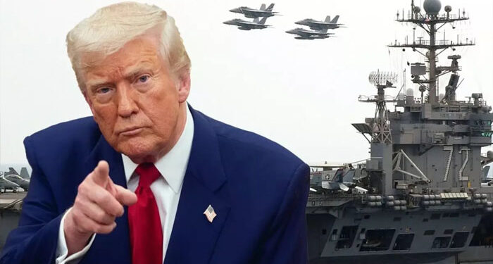 ایران کی جانب بحری بیڑہ روانہ کیا لیکن استعمال نہ کرنا بہتر ہوگا: ٹرمپ